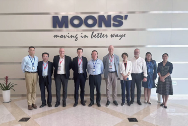 The Vandewiele Group Executive Delegation Visits MOONS' Taicang